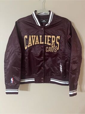 maroon Cleveland Cavaliers NBA Pro Standard varsity jacket